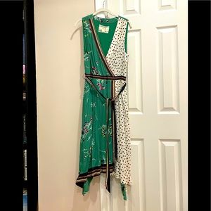 Anthropologie faux wrap dress